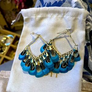 NEVER WORN Kendra Scott Raven Earrings